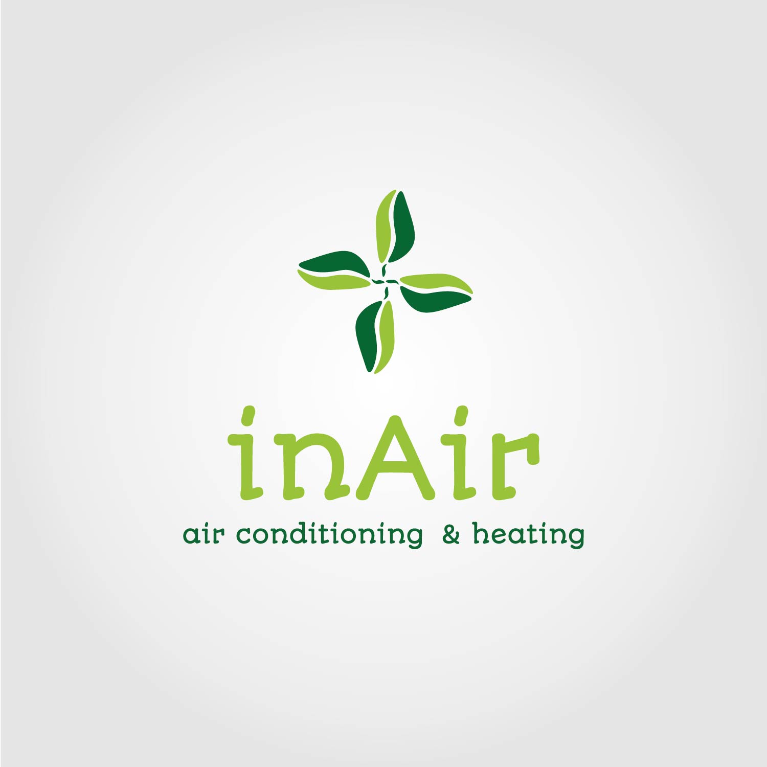 Logo Design by d4v3 for inAir Heating & Air, LLC | Design #11811256