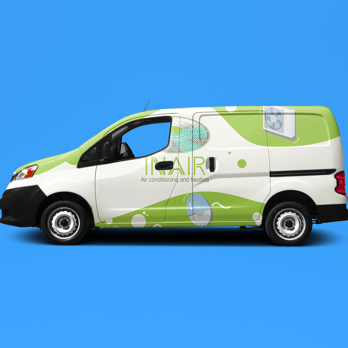 Logo Design by PRASAD TAWARE for inAir Heating & Air, LLC | Design #11781995