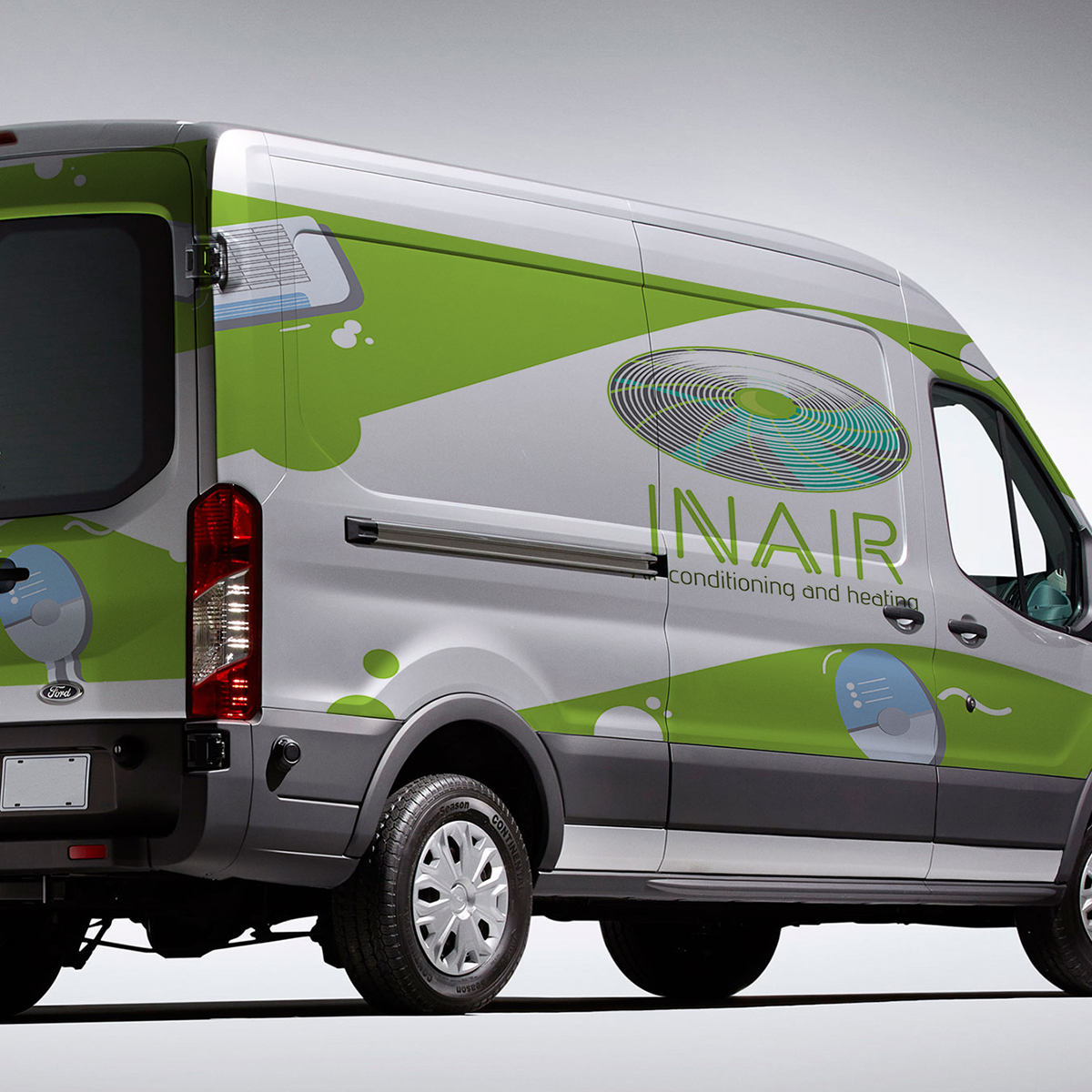 Logo-Design von PRASAD TAWARE für inAir Heating & Air, LLC | Design #11781996