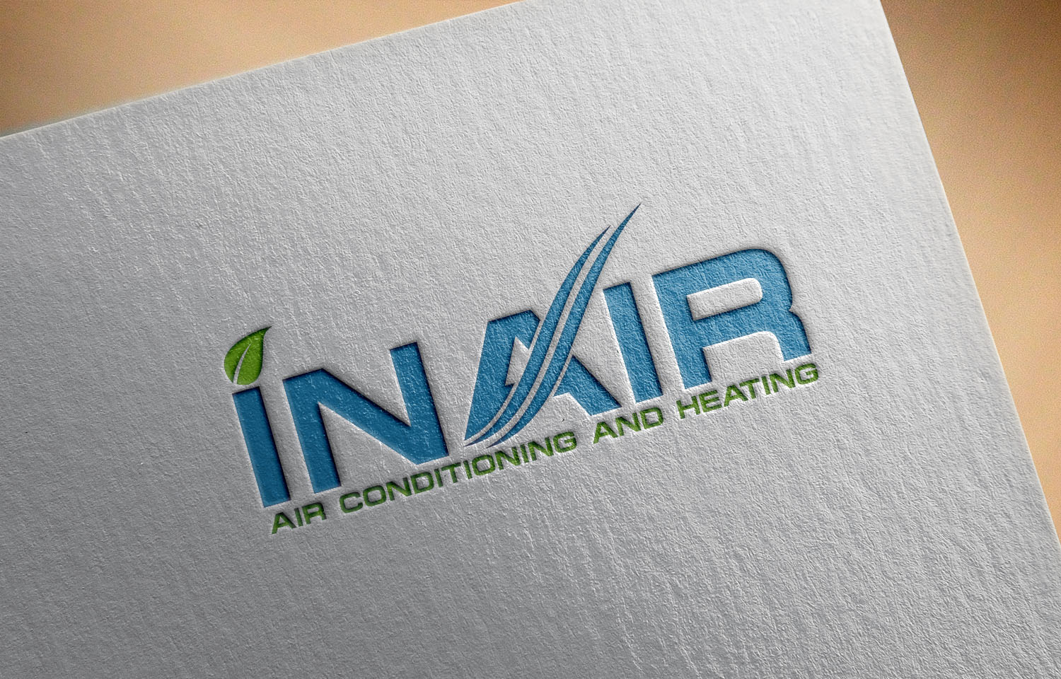 Logo Design by Khalik for inAir Heating & Air, LLC | Design #11784866