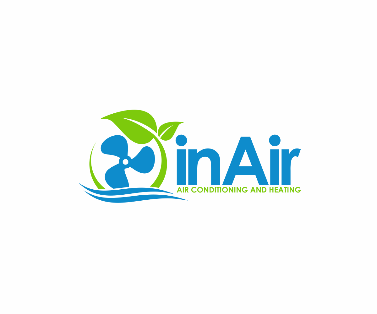 Logo Design by Khalik for inAir Heating & Air, LLC | Design #11785156
