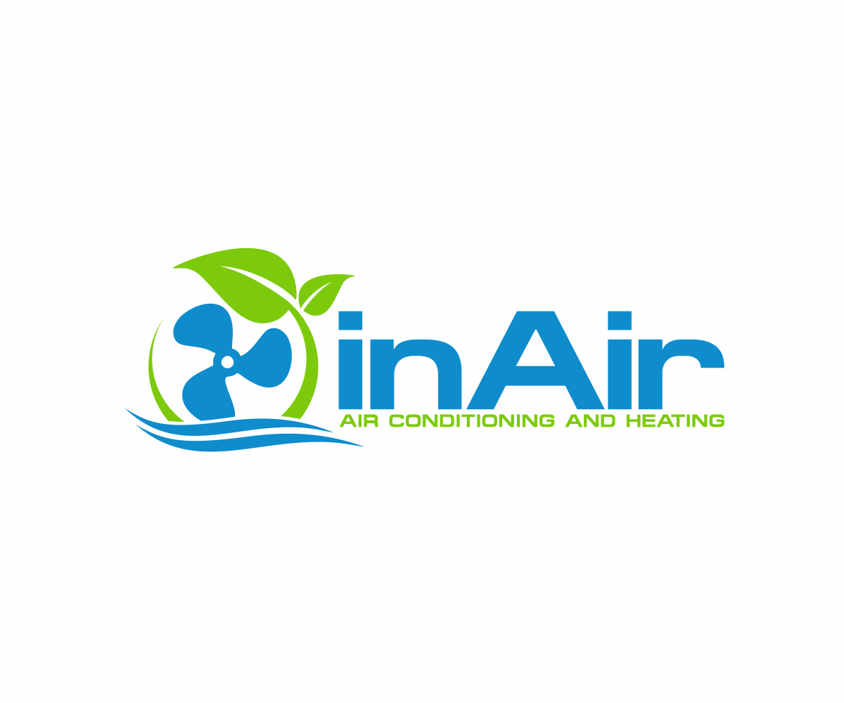 Logo Design by Khalik for inAir Heating & Air, LLC | Design #11785170