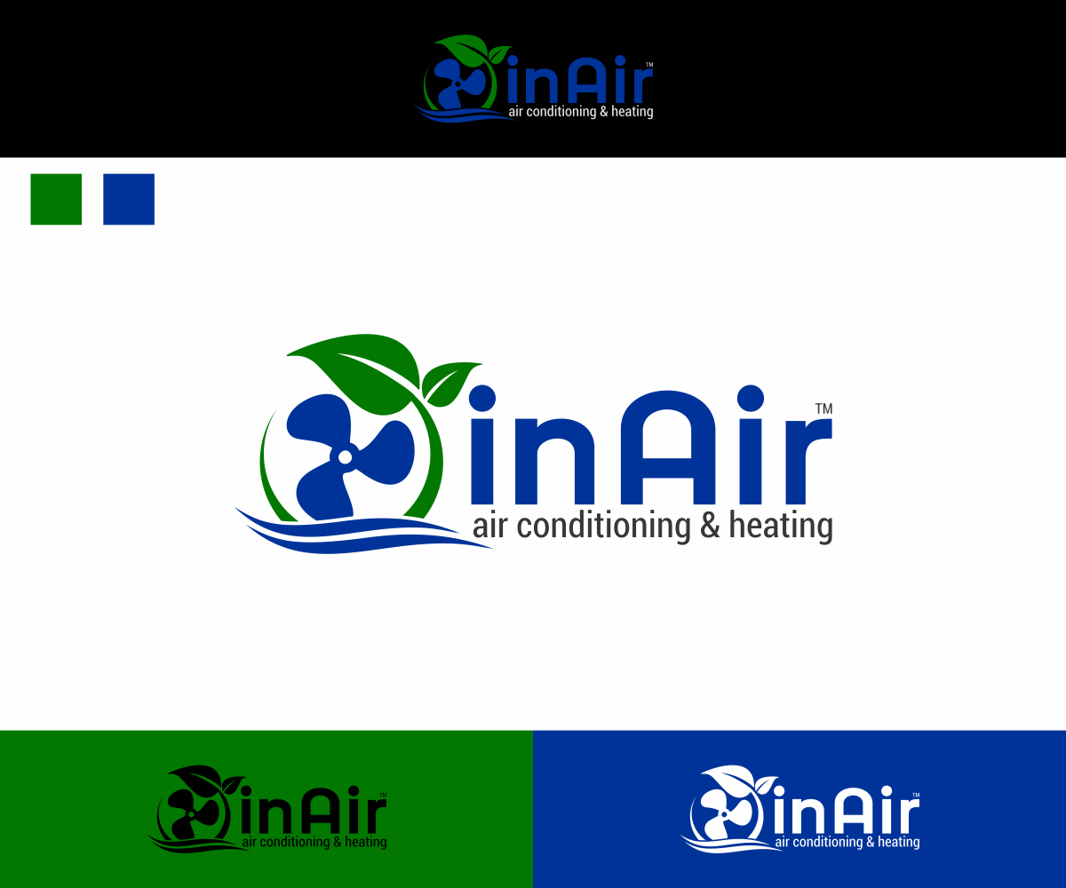 Diseño de Logo por Khalik para inAir Heating & Air, LLC | Diseño #11840040