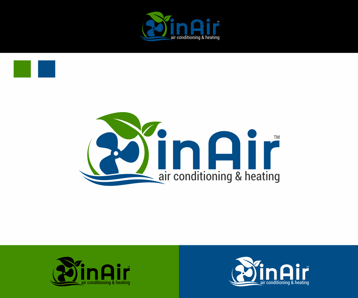 Diseño de Logo por Khalik para inAir Heating & Air, LLC | Diseño #11840043