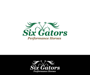 Logo Design by joliau for Six Gators Performance Horses | Design: #11737081
