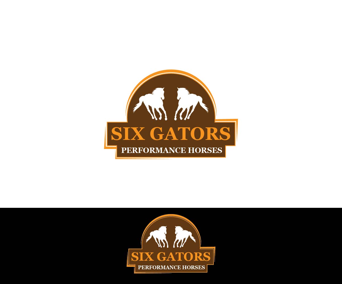 Logo Design by joliau for Six Gators Performance Horses | Design #11737082