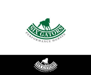 Logo Design by joliau for Six Gators Performance Horses | Design: #11737084