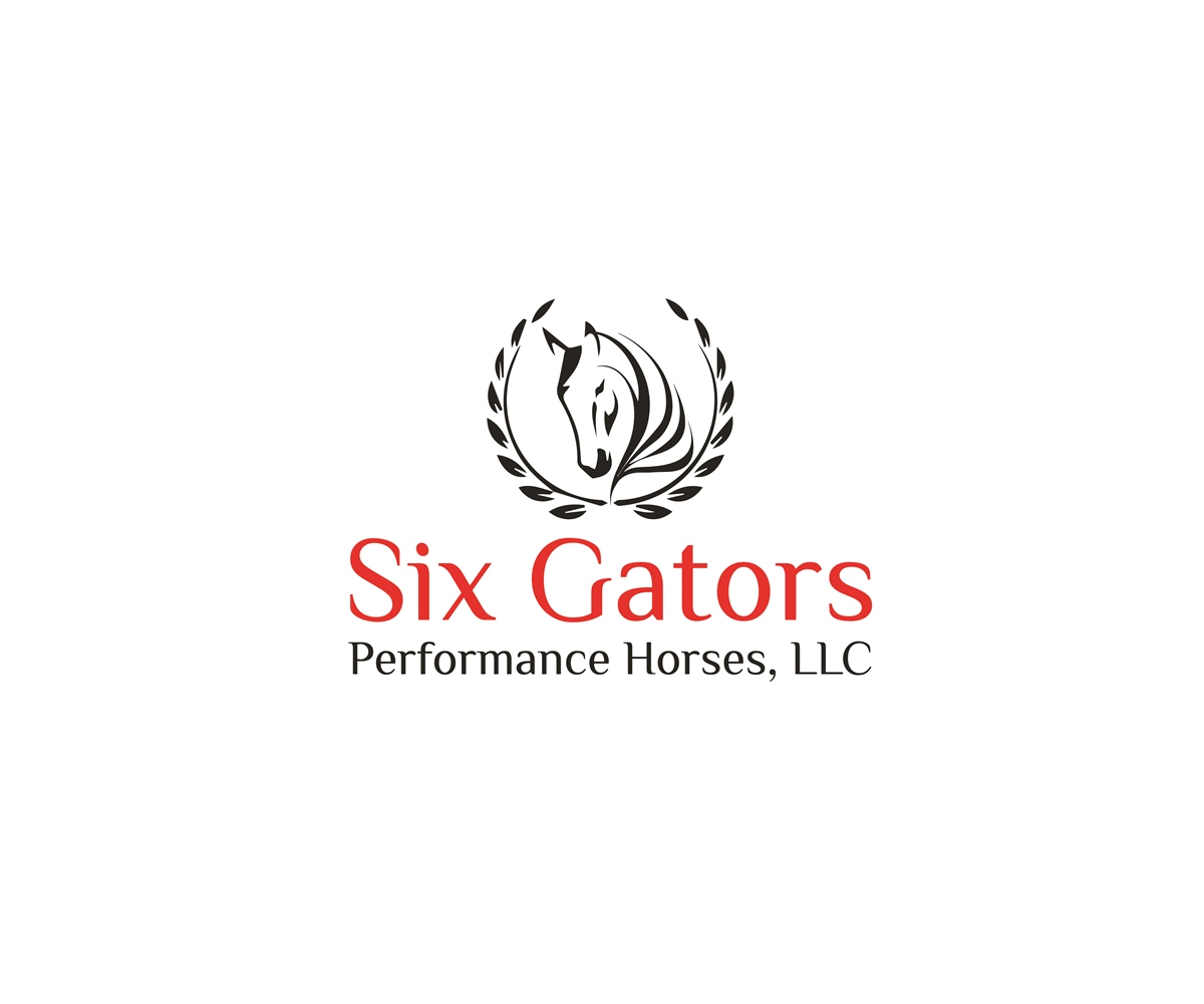 Logo Design by Elizabeta for Six Gators Performance Horses | Design #11804993