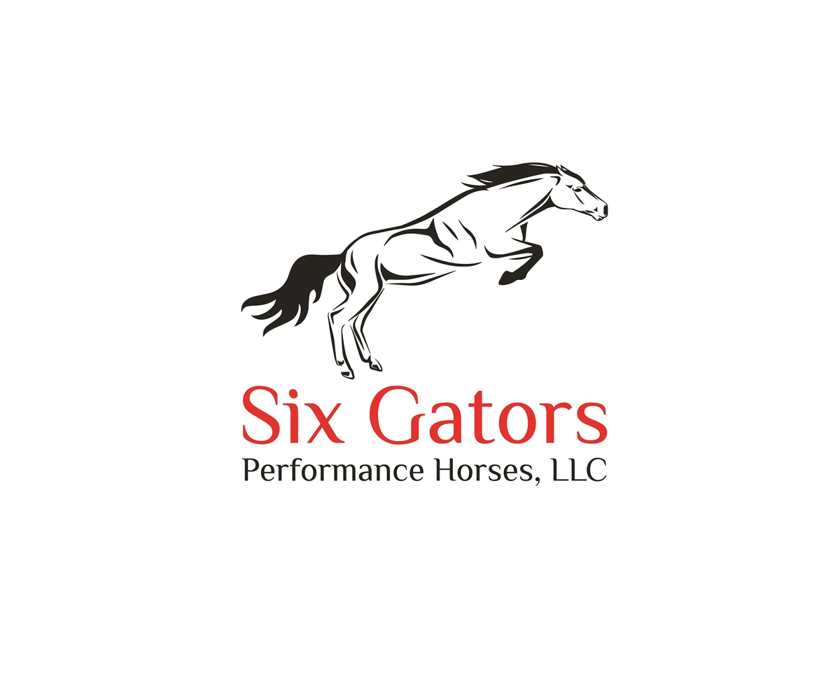 Logo Design by Elizabeta for Six Gators Performance Horses | Design #11804994