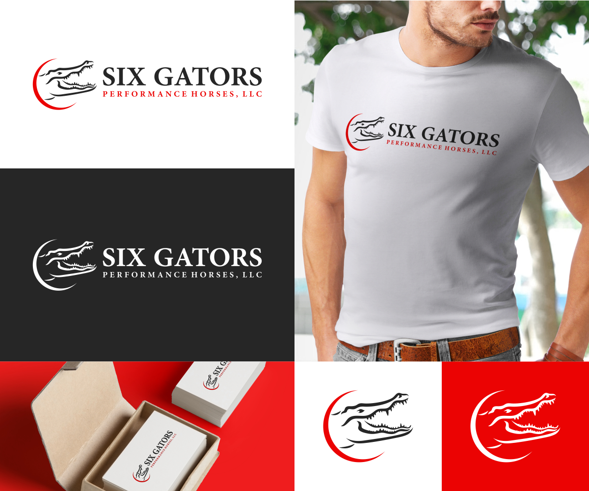 Logo Design by artsterdam for Six Gators Performance Horses | Design #11789254