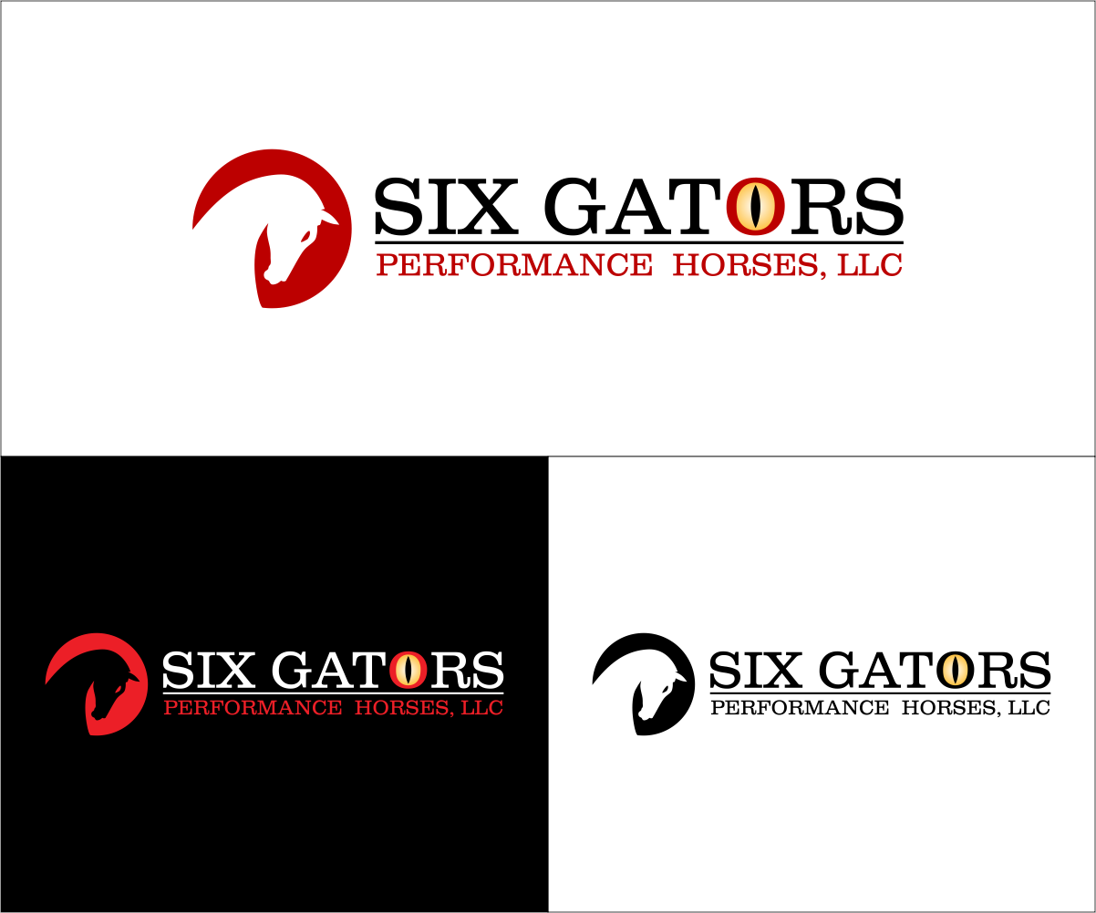 Logo Design by S.S. Mulla for Six Gators Performance Horses | Design #11754028