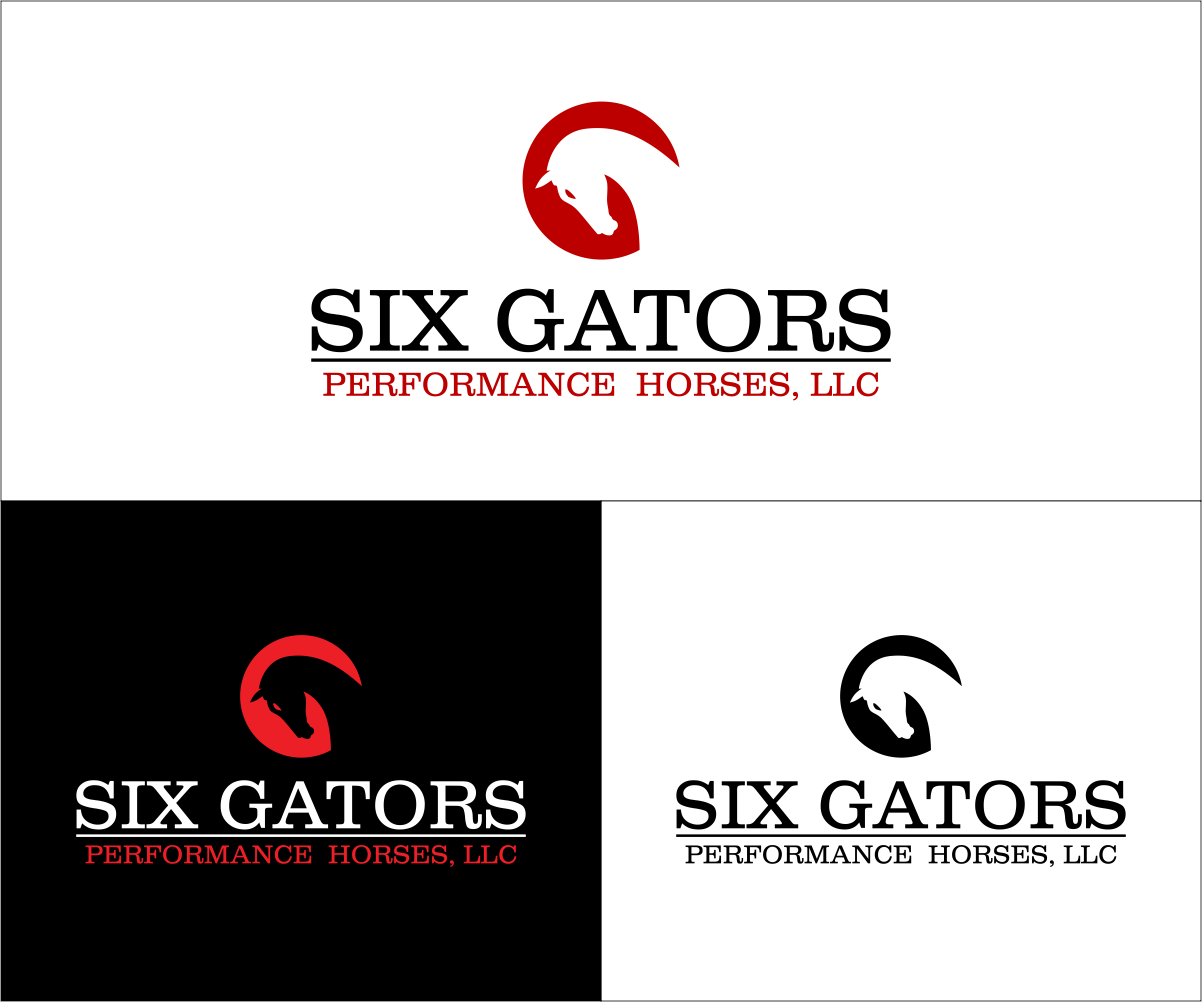 Logo Design by S.S. Mulla for Six Gators Performance Horses | Design #11754425