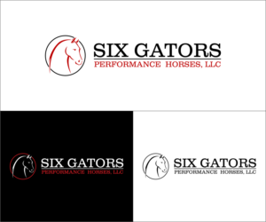 Logo Design by S.S. Mulla for Six Gators Performance Horses | Design: #11791800