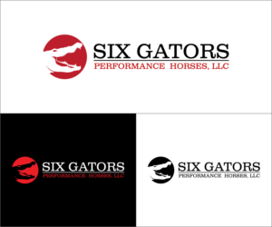 Logo Design by S.S. Mulla for Six Gators Performance Horses | Design: #11816548