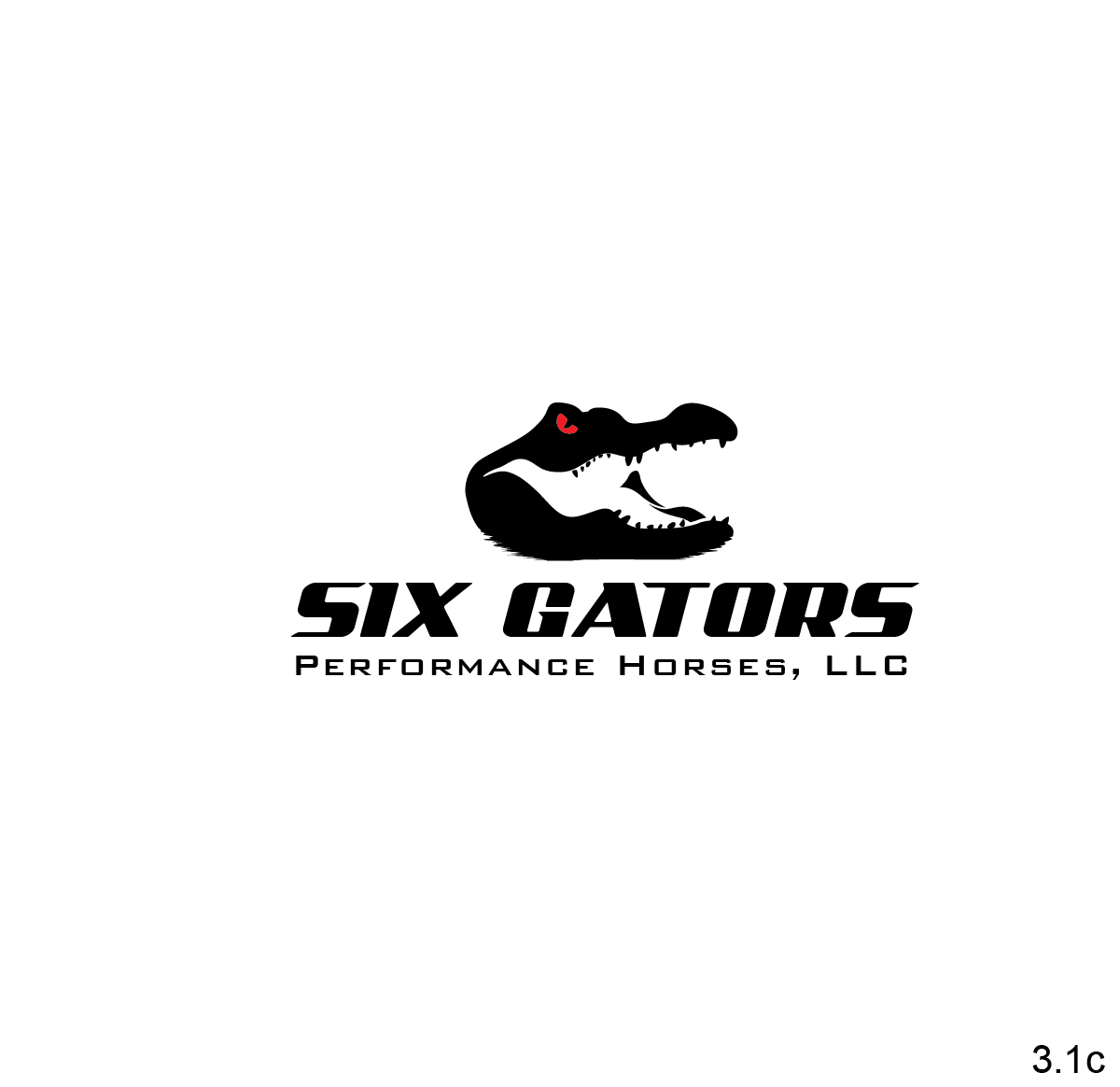 Logo Design by Designanddevelopment for Six Gators Performance Horses | Design: #11787771