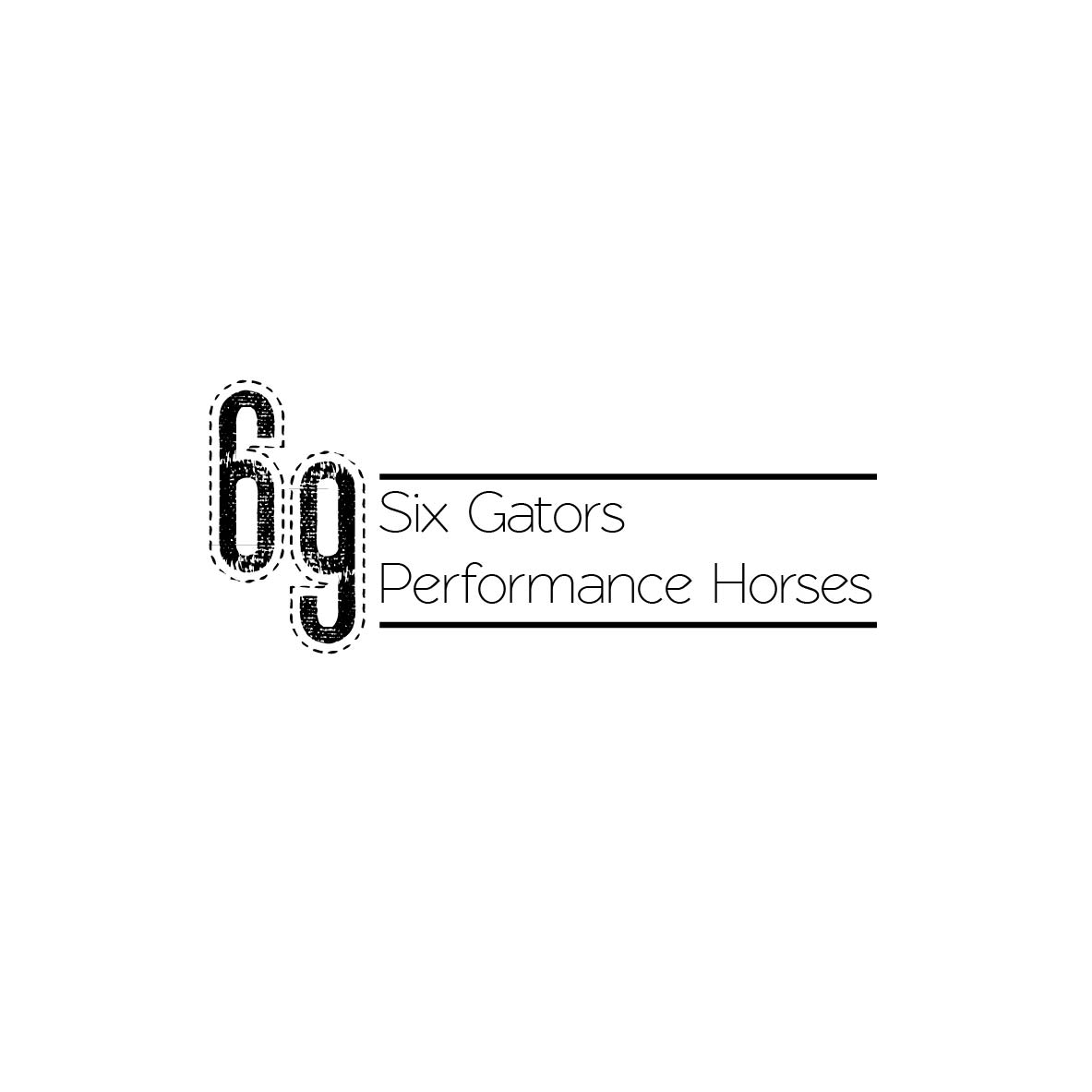 Logo Design by artivisialdesign for Six Gators Performance Horses | Design #11733667