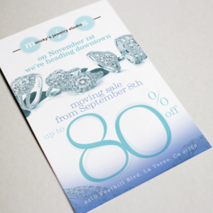 Flyer Design by see why for Micky's Jewelry Studio | Design: #11741694