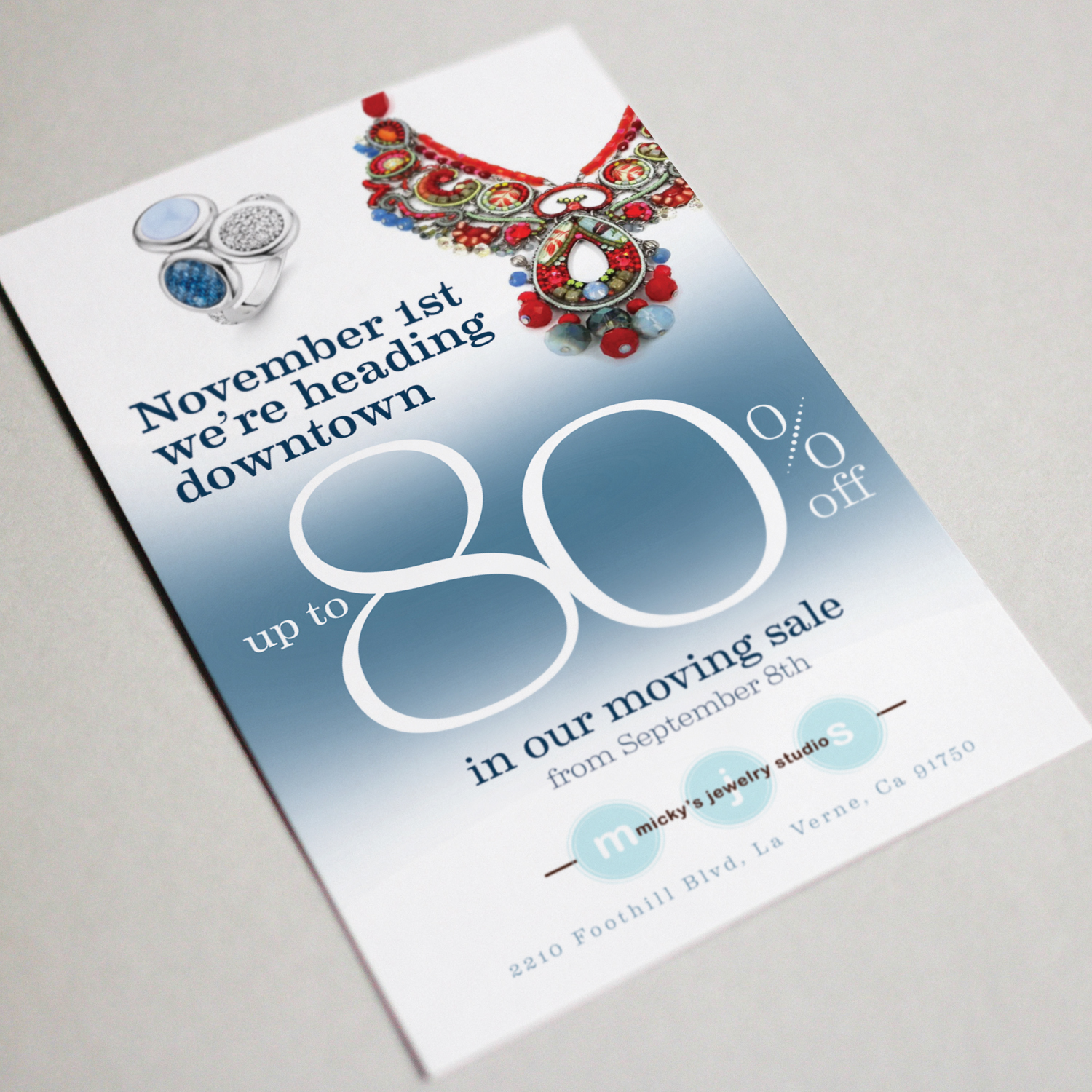 Flyer Design by see why for Micky's Jewelry Studio | Design #11742985