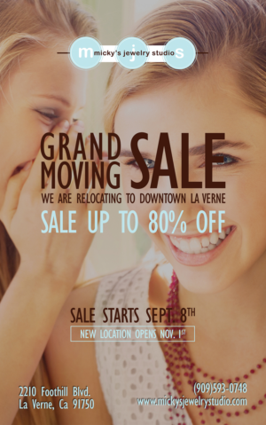Diseño de Flyer por DesignSolutions para Micky's Jewelry Studio | Diseño: #11772314