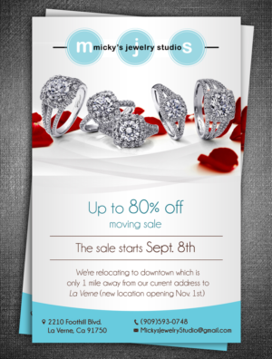 Flyer Design by rug for Micky's Jewelry Studio | Design #11751315