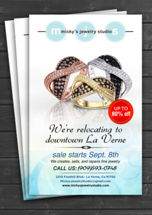Flyer Design by creative.bugs for Micky's Jewelry Studio | Design: #11734828