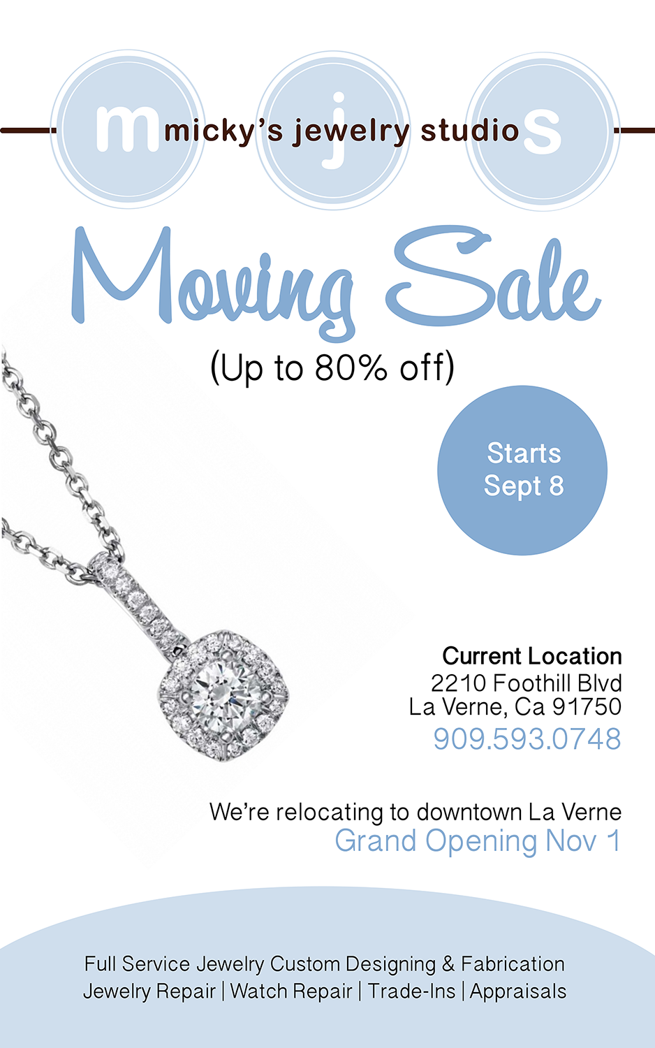 Flyer Design by cabuller for Micky's Jewelry Studio | Design #11733460