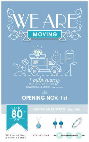 Flyer Design by Decafe for Micky's Jewelry Studio | Design: #11735426