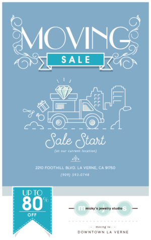 Diseño de Flyer por Decafe para Micky's Jewelry Studio | Diseño: #11763510