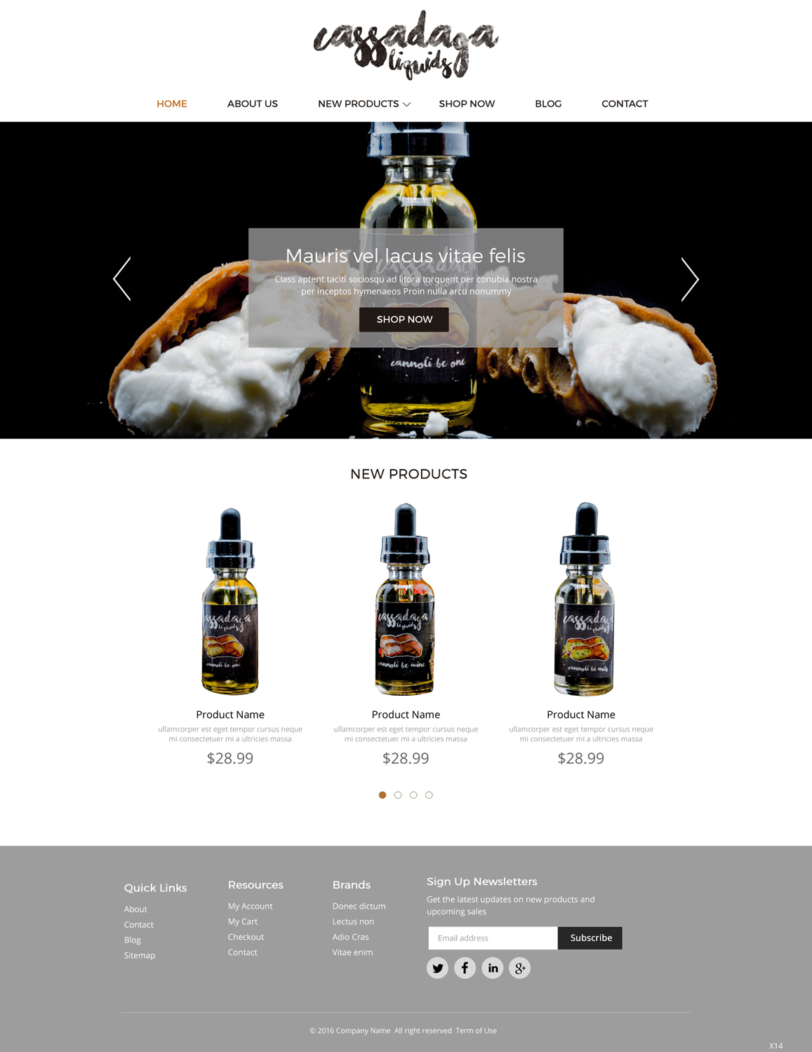 Web Design by pb for Cassadaga Liquids, LLC | Design #11738802