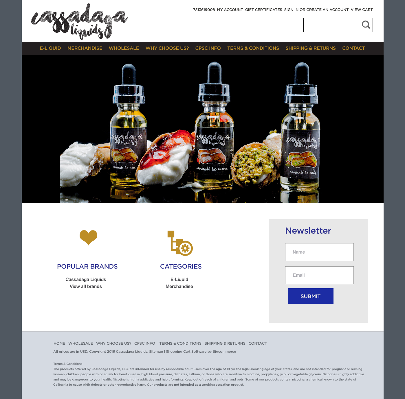 Web-Design von yadunath für Cassadaga Liquids, LLC | Design #11778139
