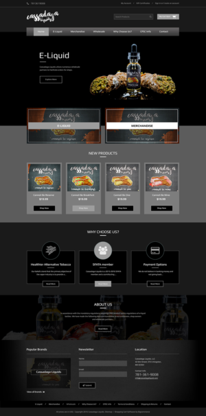 Web-Design von Ved Web Services für Cassadaga Liquids, LLC | Design #11758202