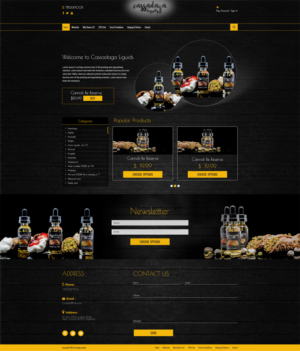 Web-Design von Kingdom Vision für Cassadaga Liquids, LLC | Design #11791454