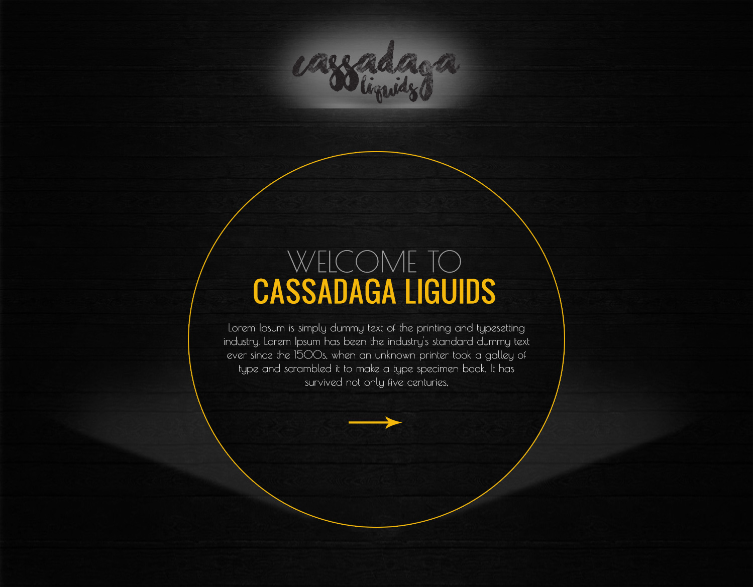 Web Design par Kingdom Vision pour Cassadaga Liquids, LLC | Design #11802291