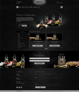 Web Design par Kingdom Vision pour Cassadaga Liquids, LLC | Design : #11802343