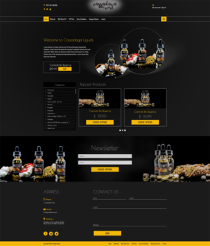 Web Design par Kingdom Vision pour Cassadaga Liquids, LLC | Design : #11818689