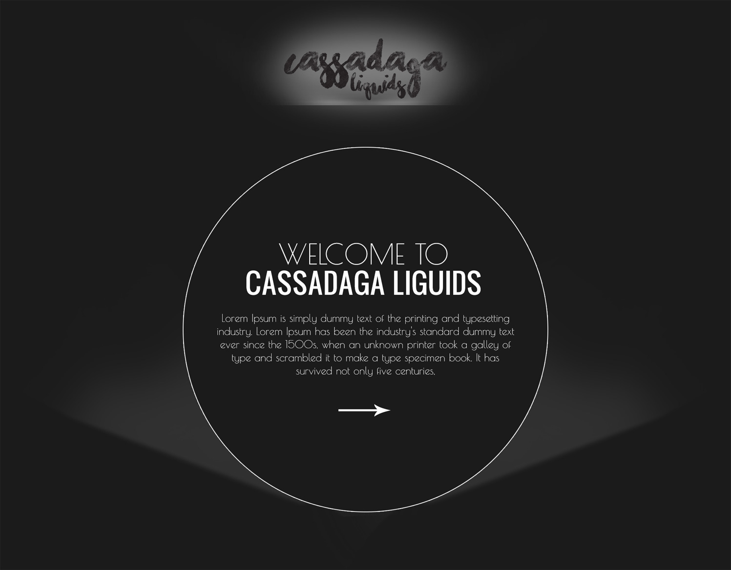 Web Design by Kingdom Vision for Cassadaga Liquids, LLC | Design #11818690
