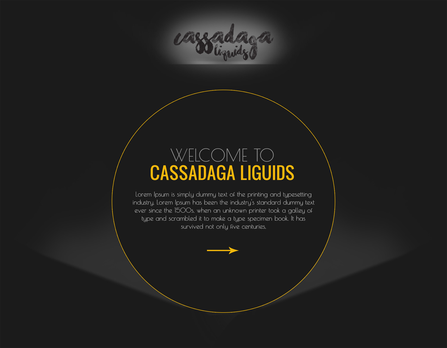 Web Design par Kingdom Vision pour Cassadaga Liquids, LLC | Design #11818691