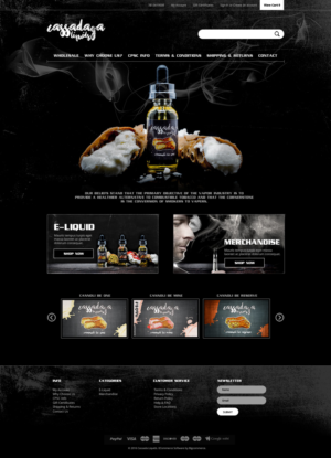 Web Design par jeckx2 pour Cassadaga Liquids, LLC | Design : #11806177