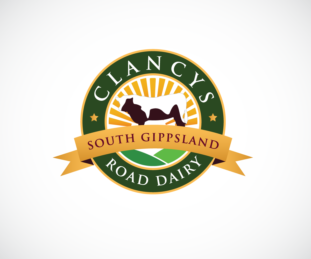 Logo Design by wolf for Clancys Road Dairy | Design #11832581