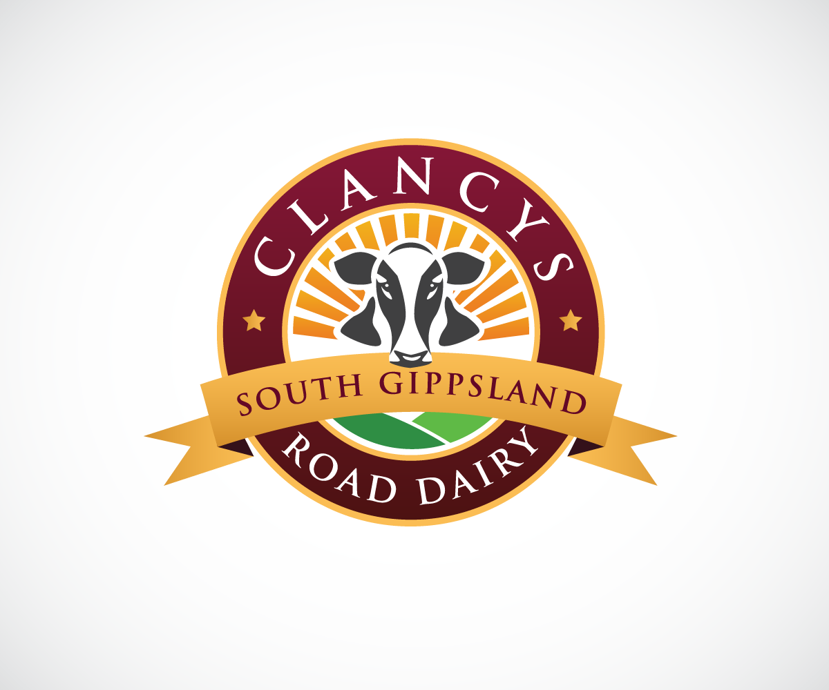 Logo Design by wolf for Clancys Road Dairy | Design #11832582