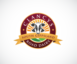 Logo Design by wolf for Clancys Road Dairy | Design: #11832582