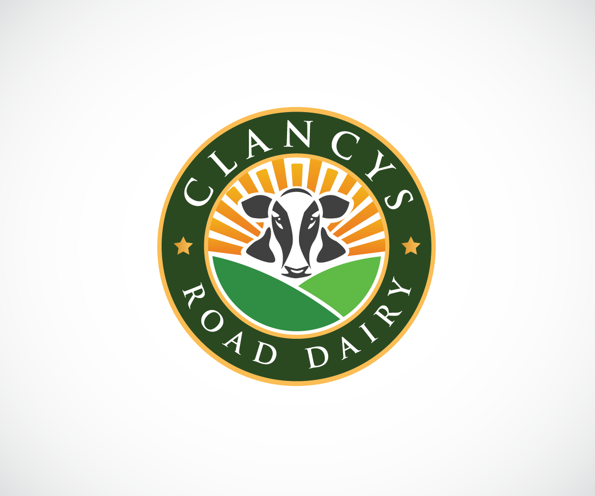 Logo Design by wolf for Clancys Road Dairy | Design #11832583