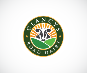 Logo Design by wolf for Clancys Road Dairy | Design: #11832583