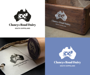 Logo Design by Farmiza for Clancys Road Dairy | Design: #11795473