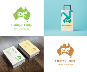 Logo Design by Farmiza for Clancys Road Dairy | Design: #11940698