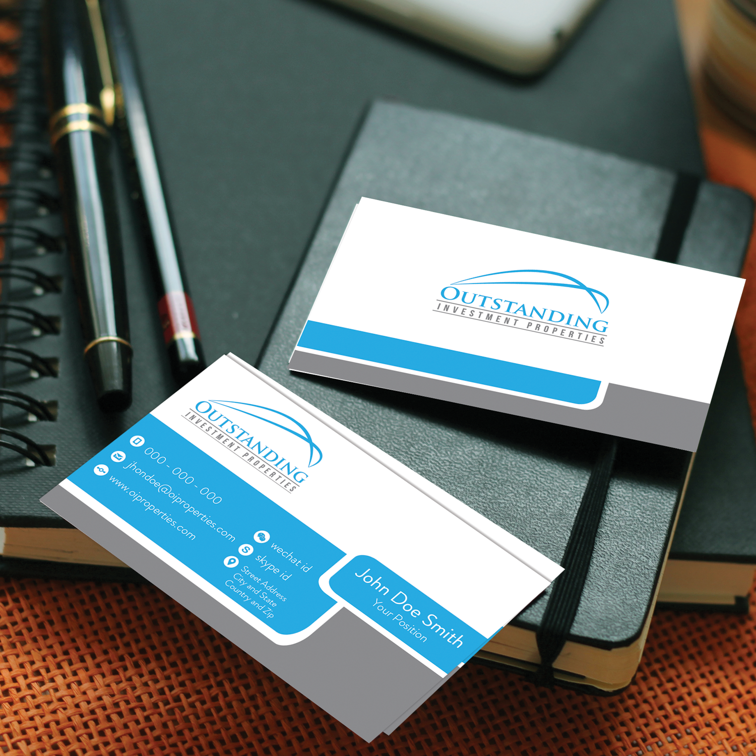 Design de Carte de Visite par franzouie19 pour Outstanding Investment Properties, Ltd | Design #11740184