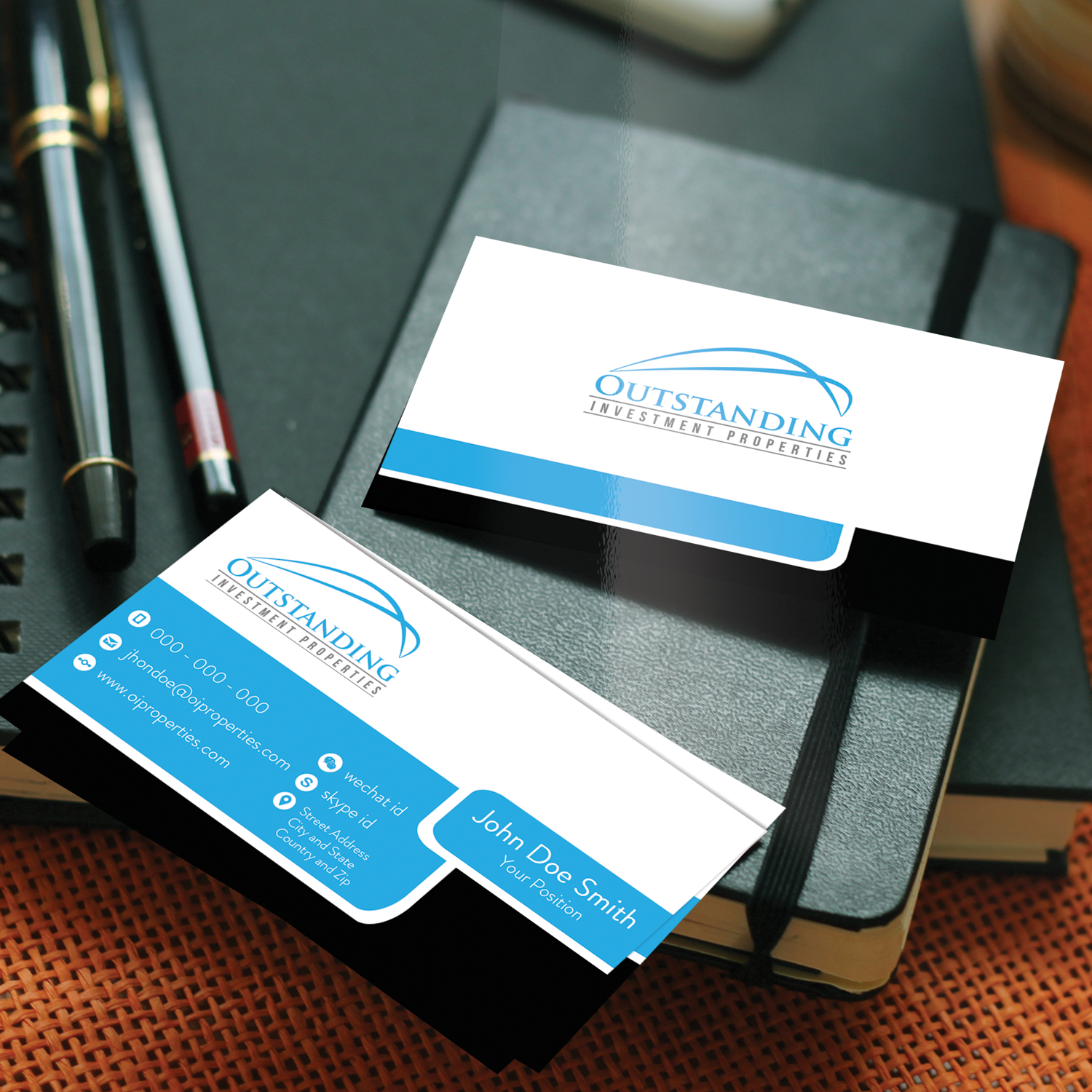 Design de Carte de Visite par franzouie19 pour Outstanding Investment Properties, Ltd | Design #11740262