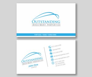 Business Card Design by ankurvats for Outstanding Investment Properties, Ltd | Design: #11738093