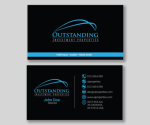 Business Card Design by ankurvats for Outstanding Investment Properties, Ltd | Design: #11738100
