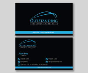 Business Card Design by ankurvats for Outstanding Investment Properties, Ltd | Design #11738105